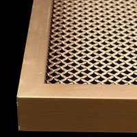 Maille métallique décorative en acier inoxydable au design moderne pour cloisons intérieures, plafonds et décorations de balustrades
