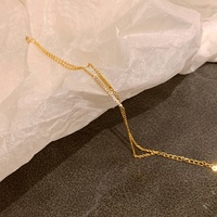 Bracelet personnalisé en argent sterling 925 avec chaîne à barres en zircon, fabrication OEM ODM directe d'usine, bijoux minimalistes plaqués or pour femmes