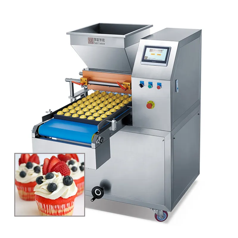 Kommerzielle Kuchenformmaschine kuchen gefüllte Plätzchenmaschine für Bäckerei und Cafeteria