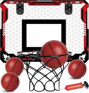 Mini panier de basket-<span class=keywords><strong>ball</strong></span> intérieur pour enfants avec 4 balles pliable sur la porte ventilateur panneau arrière jouets de jeu en plein air - Product Image 1