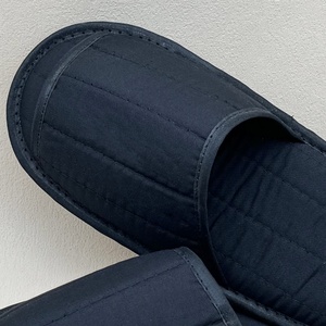 Zapatillas ecológicas de <span class=keywords><strong>hotel</strong></span> de lujo de color 5 estrellas, desechables con logotipo, suela antideslizante de cuero, Punta abierta, Spa interior - Product Image 6