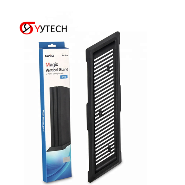 SYYTECH Game Console Simple Heat Dissipation Vertical Stand for PlayStation 4 PS4 Pro Base Game Accessories