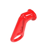 SLR Crochet de levage latéral pour conteneur en acier forgé allié 12.5T G80, rouge, avec maillon de connexion, emballé pour l'exploitation minière