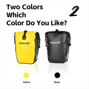 Rhinowalk自転車パニアーバッグ25リットル防水アーバンバイクリアシートラックパックサイクリング用 - Product Image 4