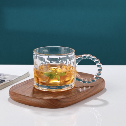 Wholesale 320ml Lianzhu Glass Water Cup Classic Double Wall Design for Family Parties Coffee Drinking Customizable Logo Box
