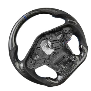 Volante Deportivo en Forma de D para <span class=keywords><strong>Ford</strong></span> Mustang, Acero al Carbono Rojo, Compatible con M5 X5 X6 X3 IS Serie 3 NX Serie 5 330i 320i - Product Image 2