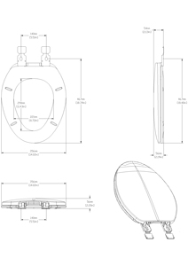Coprisedile <span class=keywords><strong>in</strong></span> <span class=keywords><strong>plastica</strong></span> allungata da 19 ''e chiusura dell'anello anteriore con cerniera regolabile <span class=keywords><strong>in</strong></span> qualsiasi colore disponibile - Product Image 5