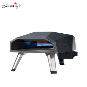 Four à gaz portable Big Horn de 12 pouces pour l'extérieur, contrôleur de température, pour four à pizza en acier, brûleur à gaz puissant pour restaurant, ton - Product Image 2