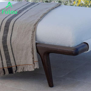 قماش حديث من الألومنيوم مقاوم للأشعة فوق البنفسجية مقاوم للماء وسادة مريحة سريعة الجفاف كرسي حديقة فناء فندق شاطئ - Product Image 5