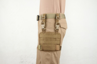 Plateforme tactique de holster de jambe en nylon 500D durable pour la chasse