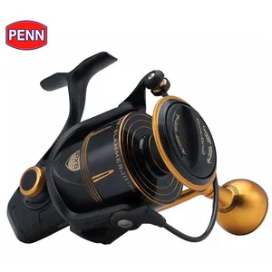 PENN SLAMMER III SLAIII 3500-10500 İplik balıkçılık Reel 6 + 1BB tam Metal gövde CNC dişli IPX6 mühürlü tuzlu su makaraları