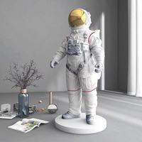 Statue d'astronaute en fibre de verre, décoration d'intérieur, Design moderne, populaire, nouveauté