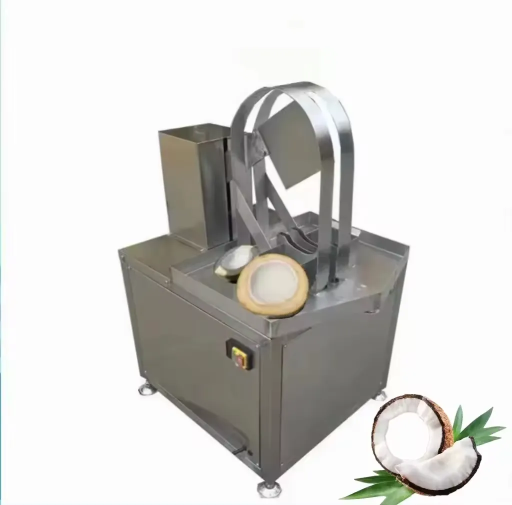 Factory Uses Automatic Half Cut Green Coconut Cutter Tender Young Diamond Cutter Coconut Milk Extractor Coconut Knife
