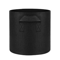 Sac de culture en tissu feutré biodégradable pour jardin potager, 12-34 gallons, personnalisé en usine, vente en gros, avec poignées
