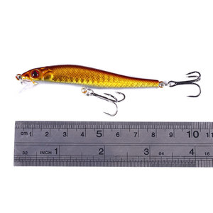 Esche vive Mino con ami in acciaio inossidabile, affondamento lento, proiezione remota, laser Hengjialuya, esca bionica a lingua corta, attrezzatura da pesca - Product Image 3