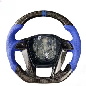 Volante de Fibra de Carbono y Cuero con Pantalla LED y Levas de Cambio para <span class=keywords><strong>Audi</strong></span> A6/A7/A8/A9/<span class=keywords><strong>A10</strong></span>/A11/A12 S6/S7/RS6/RS7 (2017-2024) - Product Image 4