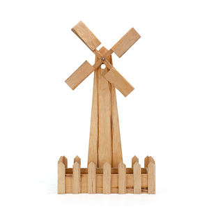 <span class=keywords><strong>Pot</strong></span> <span class=keywords><strong>de</strong></span> fleurs en bois avec <span class=keywords><strong>moulin</strong></span> à <span class=keywords><strong>vent</strong></span> pour l'extérieur et le jardin - Product Image 4