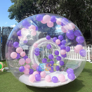 Maison de ballons à bulles gonflables de 3 mètres Maison à bulles <span class=keywords><strong>gonflable</strong></span> <span class=keywords><strong>géante</strong></span> Tente à bulles <span class=keywords><strong>transparente</strong></span> en PVC commerciale pour la location de fêtes - Product Image 1