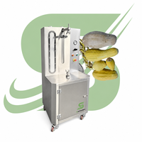 SAIDASHI Automatische Ananas Taro Pomelo Meloen Kokosnoot Schilmachine Commerciële Industriële Fruit Schilmachine Hoge Productiviteit