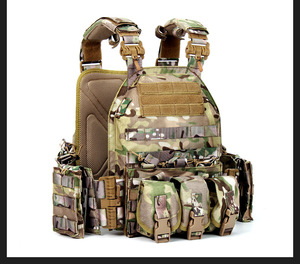 Outdoor CS Tactical Training Vest External <strong>Frame</strong> 20-36L Capacity Quick Release Waterproof Oxford Material <strong>Multiple</strong> Pouches - Product Image 5