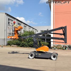 4x4x4 JLG <span class=keywords><strong>Genie</strong></span> 21m 32m 38m Elevador telescópico portátil hidráulico diesel do crescimento do mini elevador elétrico para a construção - Product Image 5