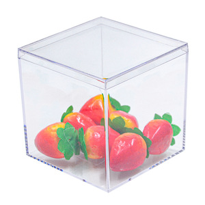 Caja de Plástico Cuadrada para Almacenamiento, Caja de Dulces para Bodas de Alta Transparencia, Caja de Embalaje para Repostería Artesanal, Venta al por Mayor - Product Image 6