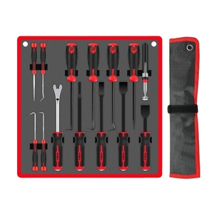 Juego de reparación de automóviles de acero al carbono, herramienta de desmontaje de sello de aceite, destornillador, gancho, cilindro, pala, varilla de succión, anillo de sellado, barras de palanca para coche - Product Image 5