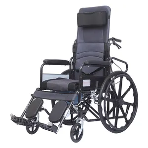 Silla de ruedas para adultos kursi roda serat karbon, kursi roda manual baja/kursi roda malas