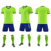 Seragam Sepak Bola Grosir untuk Rumah, Pakaian Olahraga Latihan, Set Lengkap Pakaian Sepak Bola, Camisas De Futbol