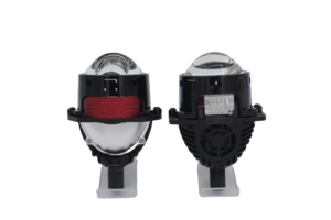 Mini lentille de projecteur d'éclairage avant H1 bi-xénon de 2.5 pouces avec carénage compatible avec le travail de bricolage de client de rénovation de lumière de voiture - Product Image 4