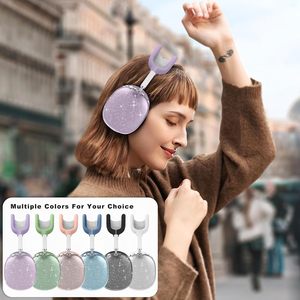 Funda Protectora Personalizada de 3 Piezas con Purpurina, de Silicona de Grado Alimenticio, Ecológica y Antiarañazos para <span class=keywords><strong>AirPods</strong></span> Max, Producto para el Hogar - Product Image 3