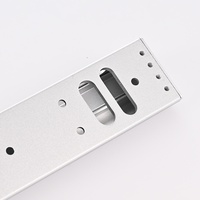DFD 280kg Plaque de fixation magnétique pour serrure de contrôle d'accès Type LC Support de montage universel en alliage d'aluminium pour porte simple/double