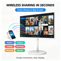 Papan Reklame LCD Mobile Portabel Digital Signage untuk Promosi Acara Pameran di Pusat Perbelanjaan