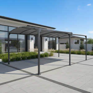 Tente de stationnement mobile pour jardin et terrasse extérieure, auvent de stationnement 10x20 pieds, pergola <span class=keywords><strong>en</strong></span> acier pour <span class=keywords><strong>voitures</strong></span> - Product Image 1