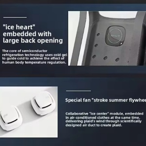 Electric Customizable 2C 20C Portable Nylon Backpack Water Cooling System Mesh Cooling Vest Bladder Flow Control Cooled Clothes - Product Image 6