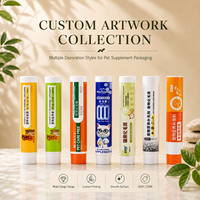 Tube de dentifrice en aluminium plastique laminé ABL, écologique, logo personnalisé, 120 ml, conteneur vide rechargeable, bouchon à vis