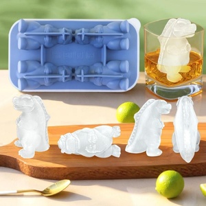 Plateau à glaçons en silicone en forme <span class=keywords><strong>de</strong></span> dinosaure <span class=keywords><strong>de</strong></span> dessin animé - Product Image 2