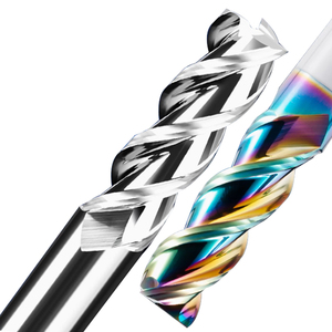 Fresa de ranura en U Bibo de 3 filos D1-4*50/d4*12*75, colorida, para metal y acero, para aluminio D1-4*50 Bibo de 3 filos D - Product Image 6