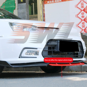 Paraurti per Auto 4 pz/Set Parti Sportive Auto Kit Carrozzeria Pala Anteriore Modifica Anti-Collisione Spoiler Anteriore Labbro Anteriore Universale - Product Image 4