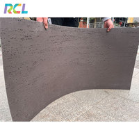 Panneaux de travertin en pierre flexible RCL, feuilles ultra-minces, carreaux de placage en marbre