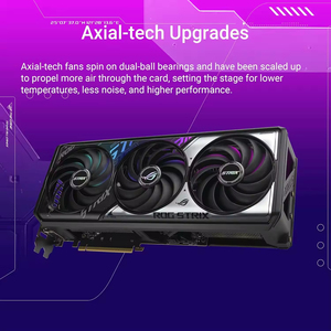 Rog Strix Geforce RTX 5070 TI OC Phiên Bản 16GB Gddr7 Card Đồ Họa Aura Sync Pcie 5.0 H/DP 2.1 3.2 Khe Cắm Trục Công Nghệ Người Hâm Mộ - Product Image 5