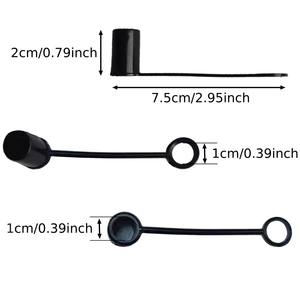 Decoraciones Promocionales de Silicona para Pajitas, Impermeables, con Diseño de Anime Romántico para el Día de San Valentín, FUJ - Product Image 2