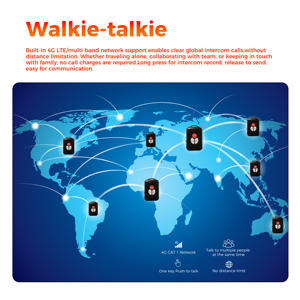 Walkie Talkie 4G con Rastreador GPS Inteligente para Niños, Localizador en Tiempo Real, Alarma SOS y Geo-Cerca - Product Image 3