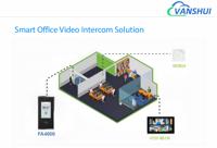 Système de contrôle d'accès par carte RFID avec interphone vidéo, reconnaissance faciale ZKT, gestion du temps de présence, compatible WIFI/TCP/IP/USB, étanche IP65 FA4000/VT