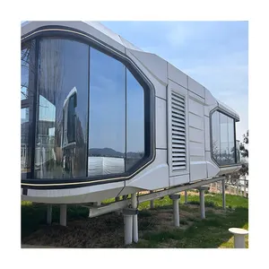 2024 New Design Outdoor Luxury Factory Direct Outdoor Garden Camping Small House Fully Equipped Foldable Capsule House