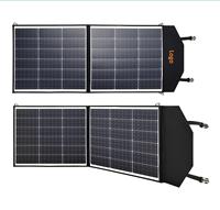 Panel Surya Portabel, Panel Surya Lipat 10W Pengisi Daya 5V Output USB untuk Ponsel Pintar, Panel Surya Bisa Dilipat 28W