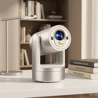 Projecteur Home Cinéma J3 LED 200 ANSI 720P avec Mise au Point Automatique, Projection 30-200 Pouces, Android 9, WiFi6, Bluetooth et Batterie Intégrée