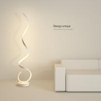 Lampe de sol LED moderne, design nordique contemporain, créatif, minimaliste, pour hôtel, salon, éclairage de piste de danse RGB