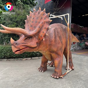 Costume de Triceratops réaliste de 6 m pour deux personnes, 4 pattes, costume de <span class=keywords><strong>dinosaure</strong></span> animatronique marchant, costumes de dinosaures mécaniques pour spectacle - Product Image 3