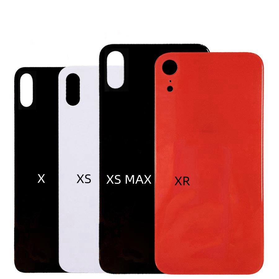 Сменная задняя крышка батарейного отверстия для мобильного телефона, совместимая с iphone X Xs, Задняя стеклянная крышка